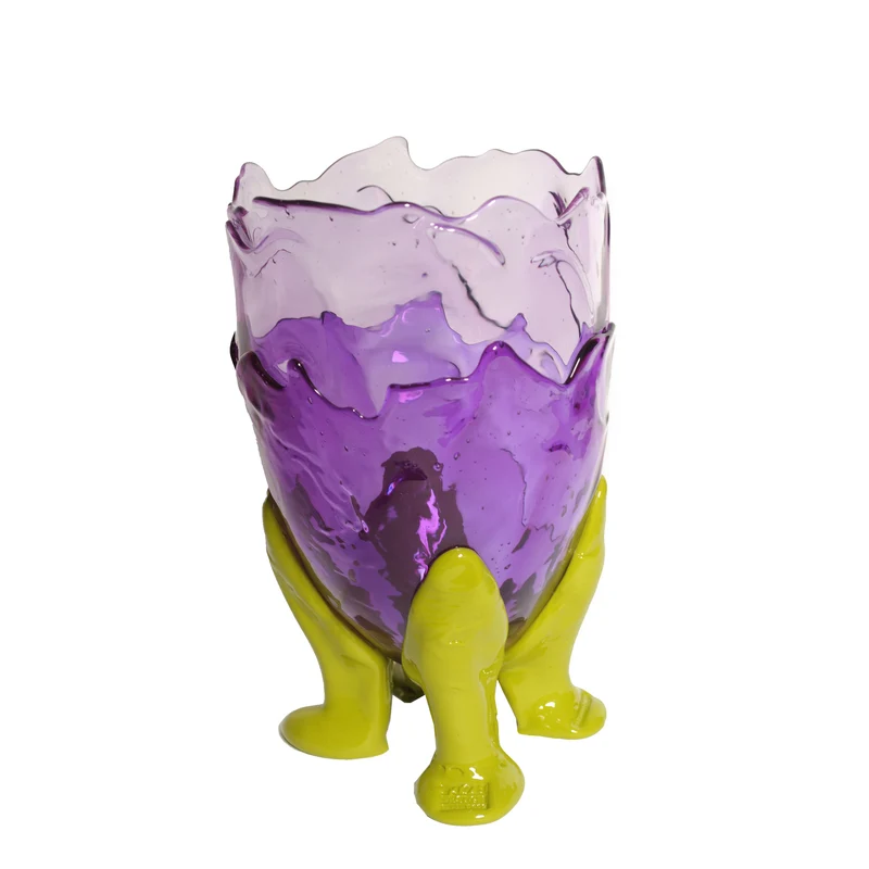 Resin Vase CLEAR EXTRACOLOUR Purple by Gaetano Pesce for Fish Design