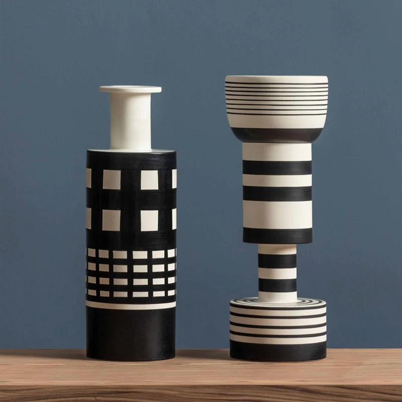 Ceramic Vase VASO ROCCHETTO by Ettore Sottsass for Bitossi Ceramiche