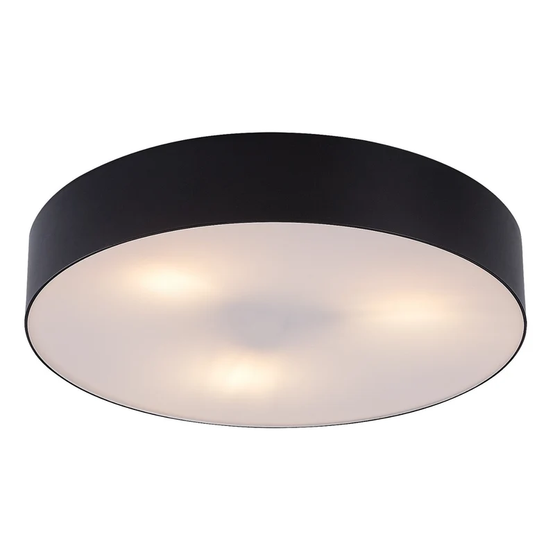 Rabalix Dolen Light Fixture, Black, 3x E27, max 9W, IP43, 75066