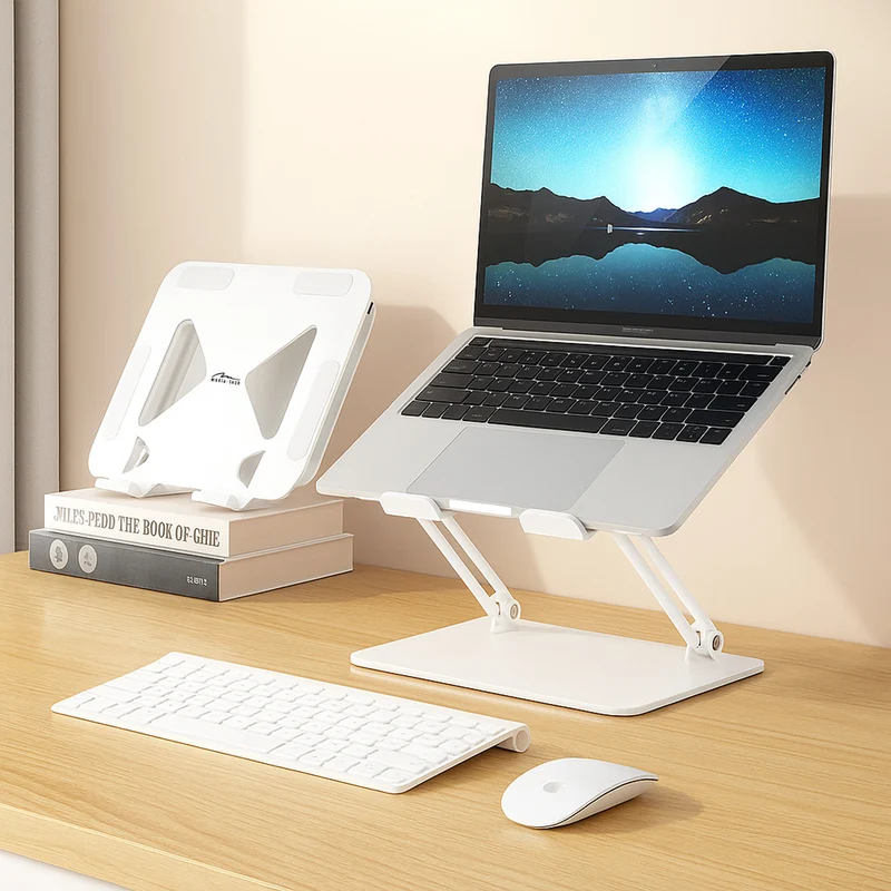 Adjustable, ergonomic laptop stand for 10-17 inch laptops LAPTOP STAND MT2661W, Mediatech