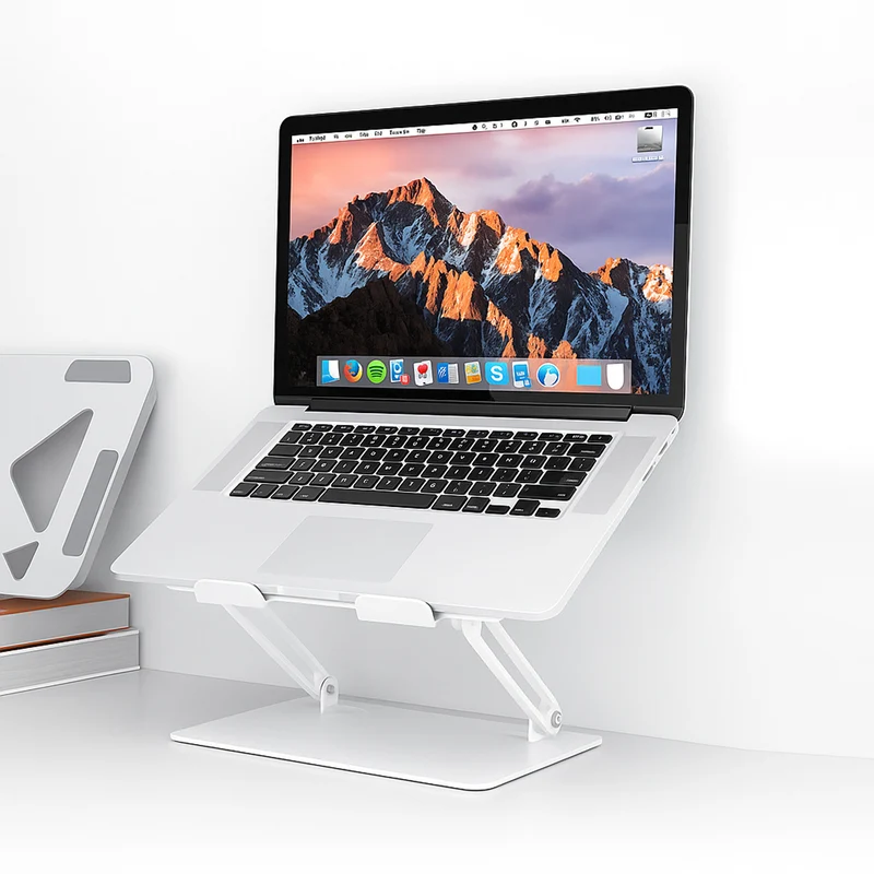 Adjustable, ergonomic laptop stand for 10-17 inch laptops LAPTOP STAND MT2661W, Mediatech