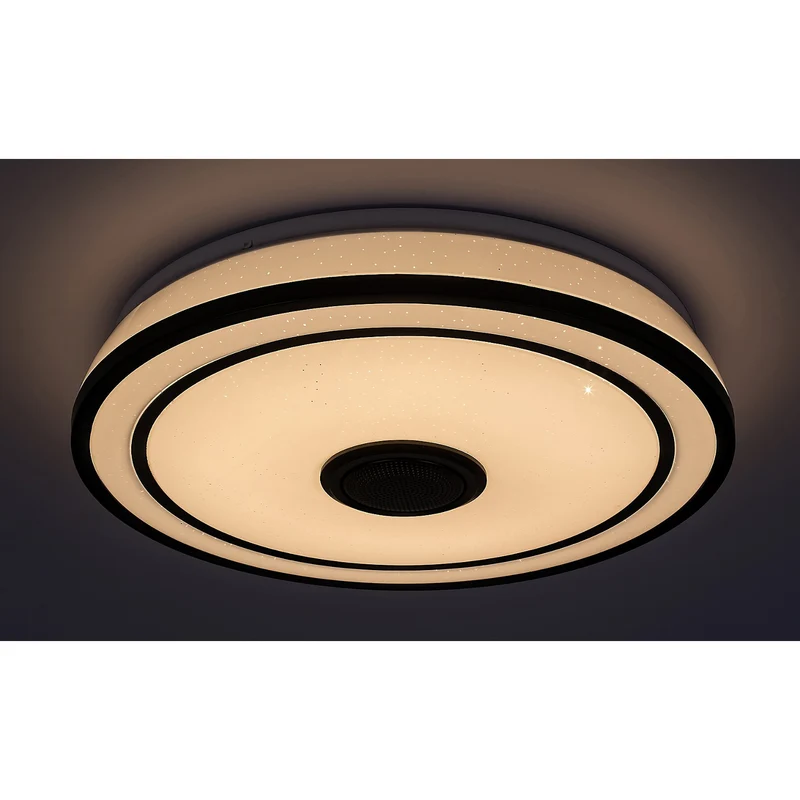 Round ceiling lamp Rabalux, 24W LED, RGB, Bluetooth, timer, Nikolaus
