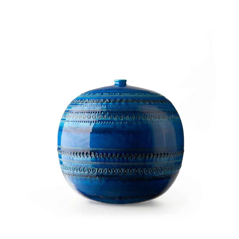 Ceramic Vase PALLA by Aldo Londi for Bitossi Ceramiche