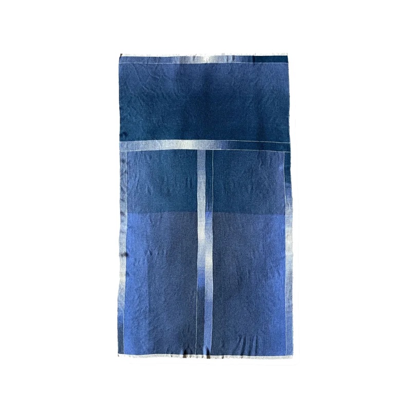Wool Throw Blanket MADORI AO by Stormo Studio for Lanificio Leo