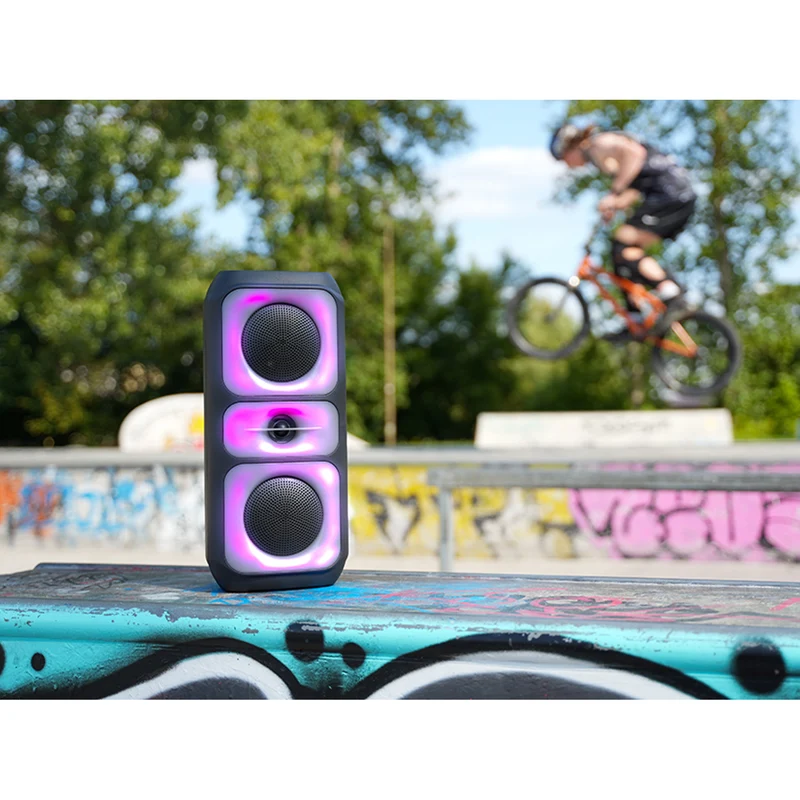 Tracer Wireless Speaker, Bluetooth 5.0, 20 W RMS power, karaoke mode, microphone, Powervox P2 TWS