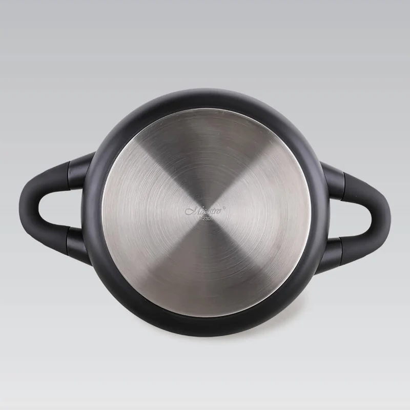 Cooking Pot with Lid, Robust Cast Aluminum, Ergonomic Design, Internal Non-stick Coating, Induction Bottom (diameter - ? 18 cm)