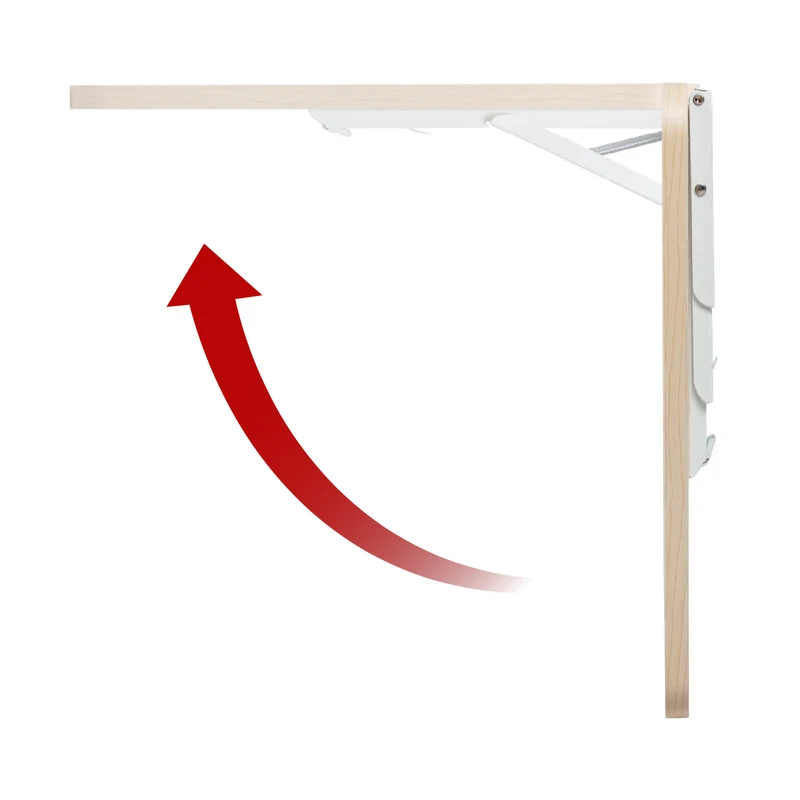 Maclean folding shelf/top, light wood color, 100x40cm, max. 50 kg, MC-128 WD