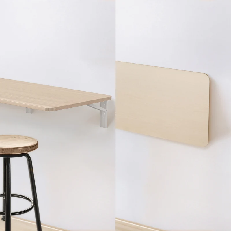 Maclean folding shelf/top, light wood color, 100x40cm, max. 50 kg, MC-128 WD