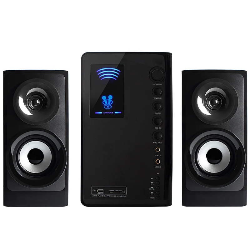 Tracer 2.1 speaker set, Bluetooth 5.1, 35W power output, FM radio, remote control, Tumba BT