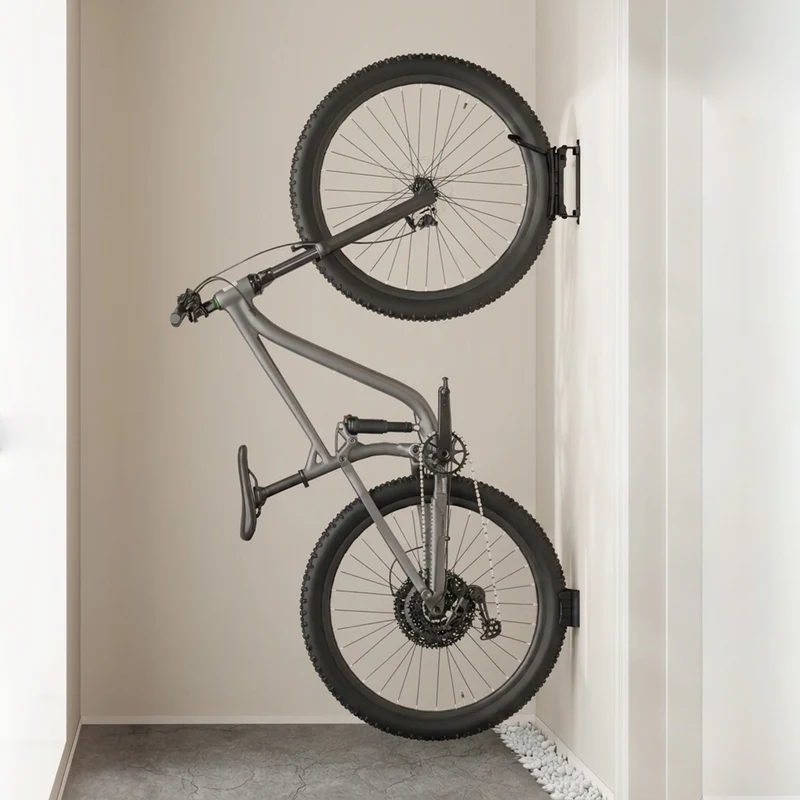 Maclean Wall-Mounted Bike Rack/Hanger, max. load 35 kg, adjustable tilt angle, steel, MC-171, 2 pieces