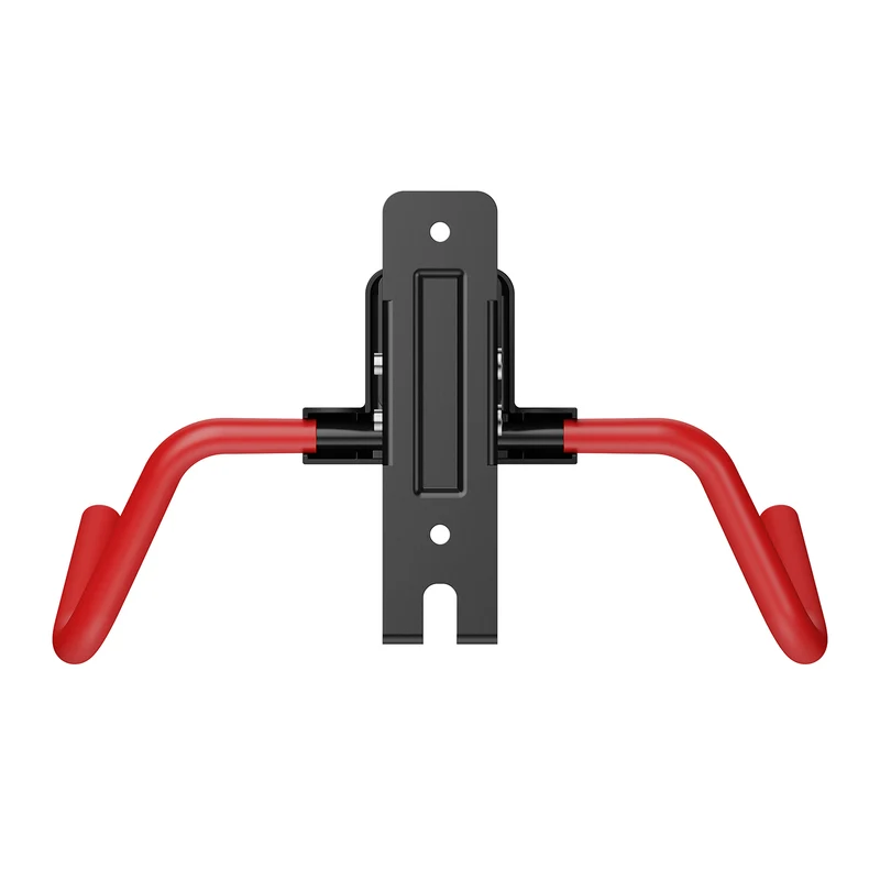 Maclean Horizontal Wall-Mounted Bike Rack, steel, max. load 30 kg, adjustable angle, MC-172, 2 pieces