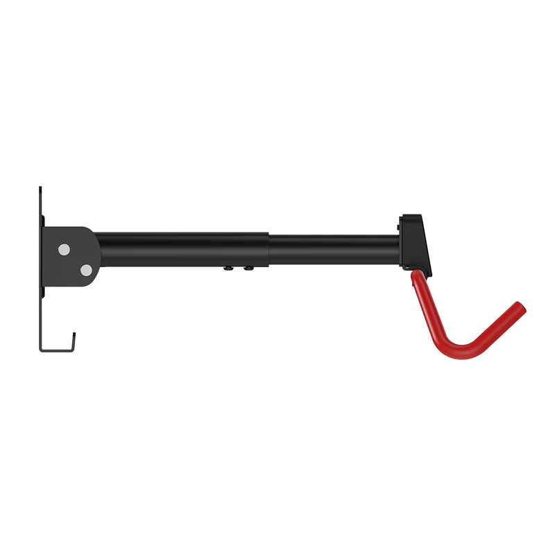 Maclean Horizontal Wall-Mounted Bike Rack, steel, max. load 30 kg, adjustable angle, MC-172, 2 pieces