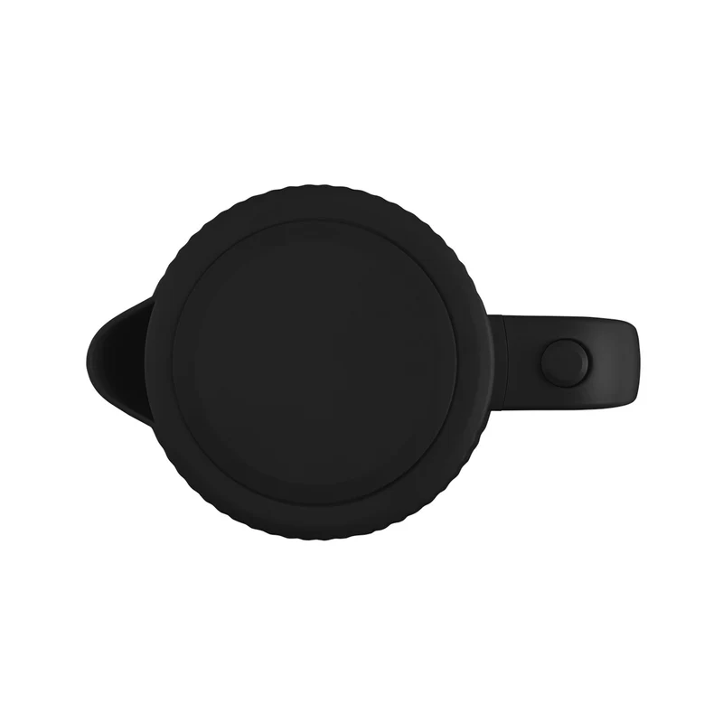 Concept plastic electric kettle, 1.7L, fluted design, triple safety system, sediment filter, water level indicator, black, RK2391