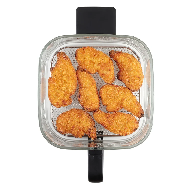 Concept Glass&Fast oil-free fryer, 5.5L capacity, 7 programs, touchscreen LED display, healthy frying mode, glass container, FR5500