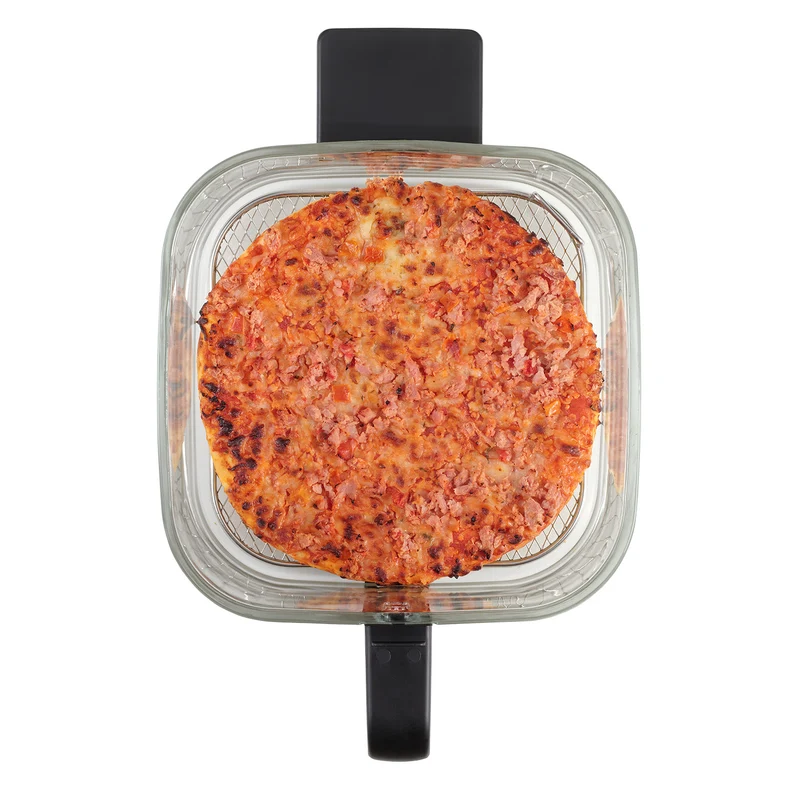 Concept Glass&Fast oil-free fryer, 5.5L capacity, 7 programs, touchscreen LED display, healthy frying mode, glass container, FR5500