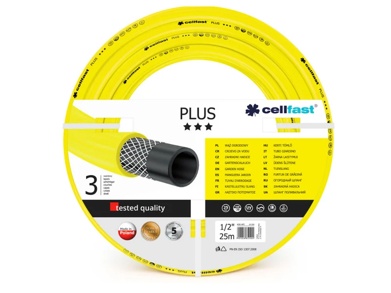 Cellfast 10-200 Garden Water Hose 1/2 "3/4 " 25m / 50m