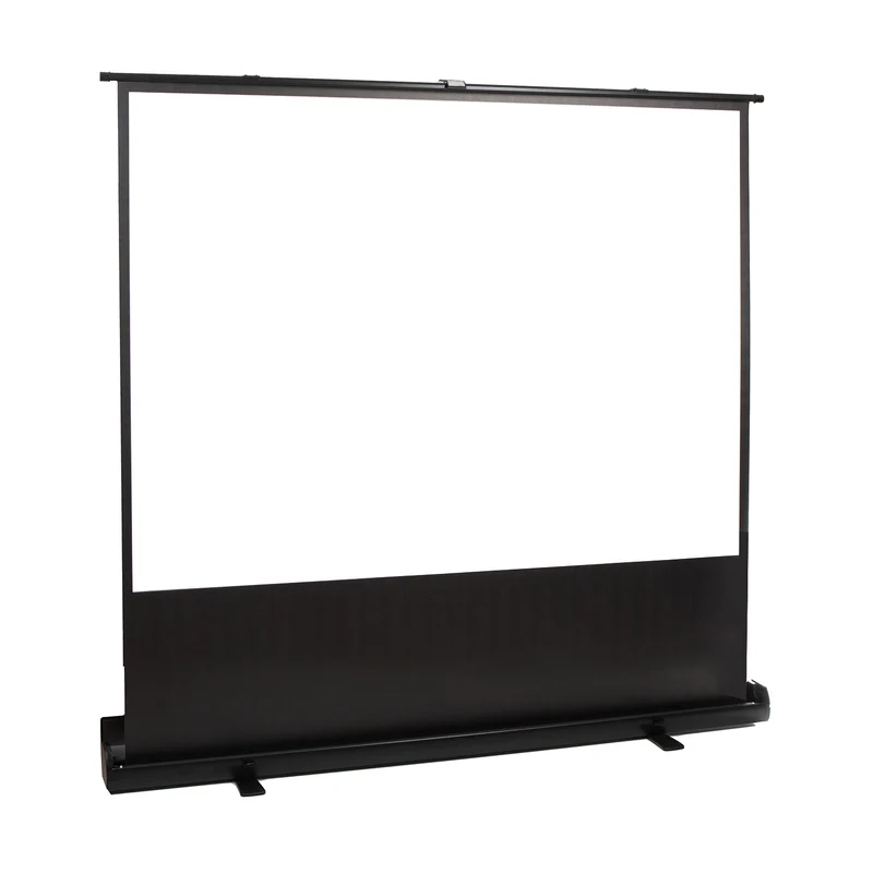 Maclean Portable Projection Screen, Compact, Floor-Standing, 86", 4:3, MC-963