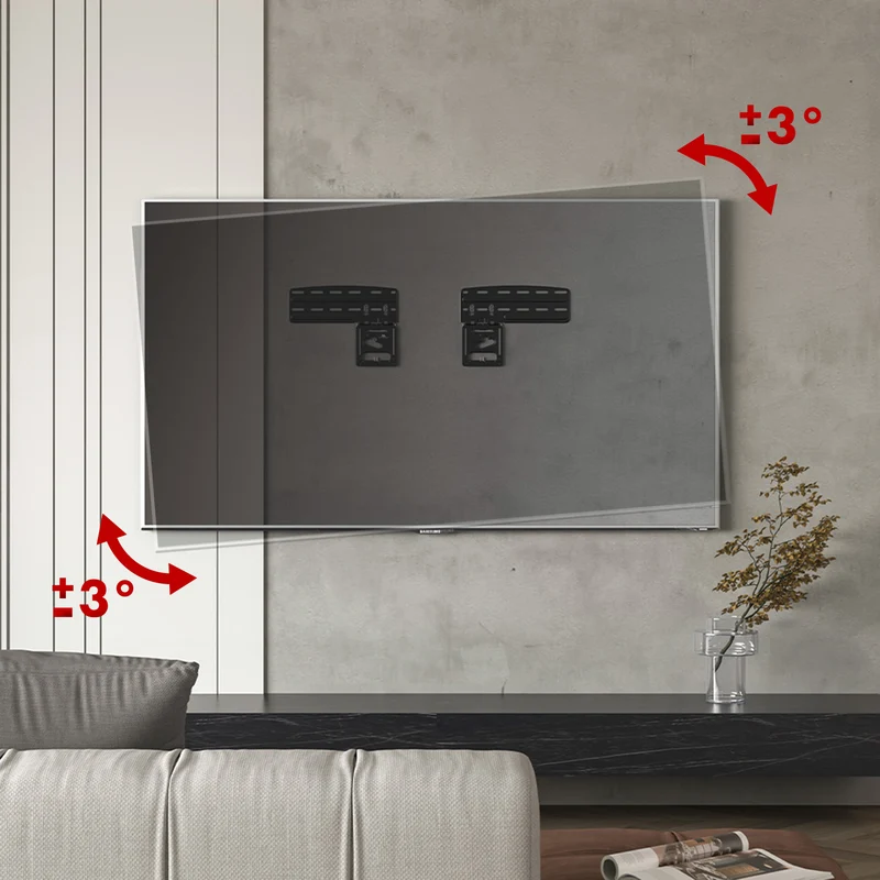 Maclean TV bracket, compatible with Samsung QLED TVs, 43"-85", max. 60kg, MC-806 N