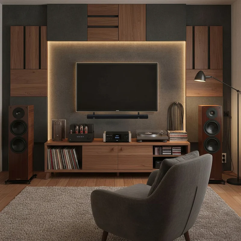 Maclean MC-914 Universal Soundbar Mount Speaker Holder Mounting Under TV up to 15kg VESA Space Saving