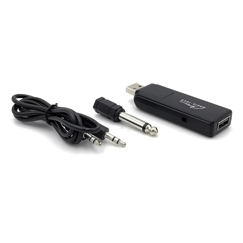 Two wireless microphones with USB receiver for speaker with karaoke function, Mediatech MT395