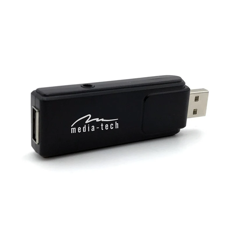 Two wireless microphones with USB receiver for speaker with karaoke function, Mediatech MT395