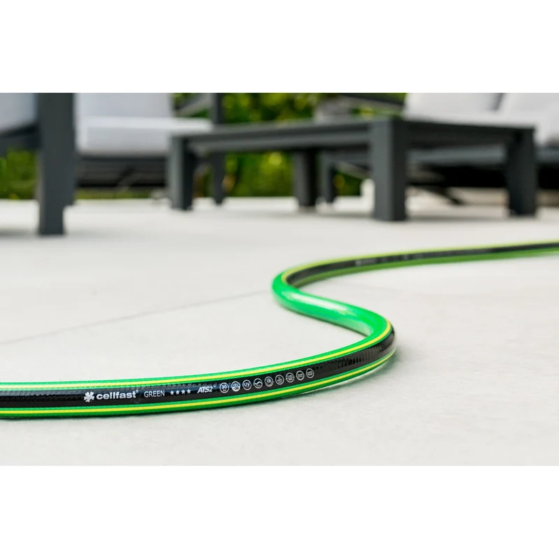 CELLFAST GREEN 15-102 Garden Water Hose 5-Layer Irrigation 30 Bar ATS2 1/2" 20m