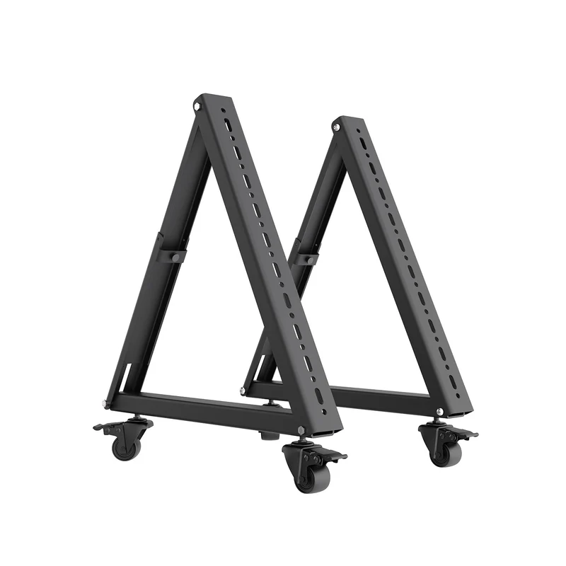 Maclean TV Cart / Floor Stand, 37–80", max. VESA 800x400, max. 75 kg, mobile, wheel lock, MC-183