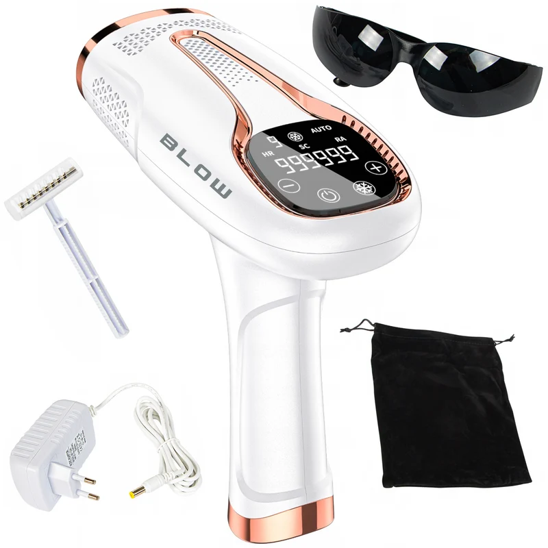 IPL Blow light epilator, Ice Cool function, 9 power levels, built-in UV filter, automatic flash mode, long-lasting effectiveness, 44-480#
