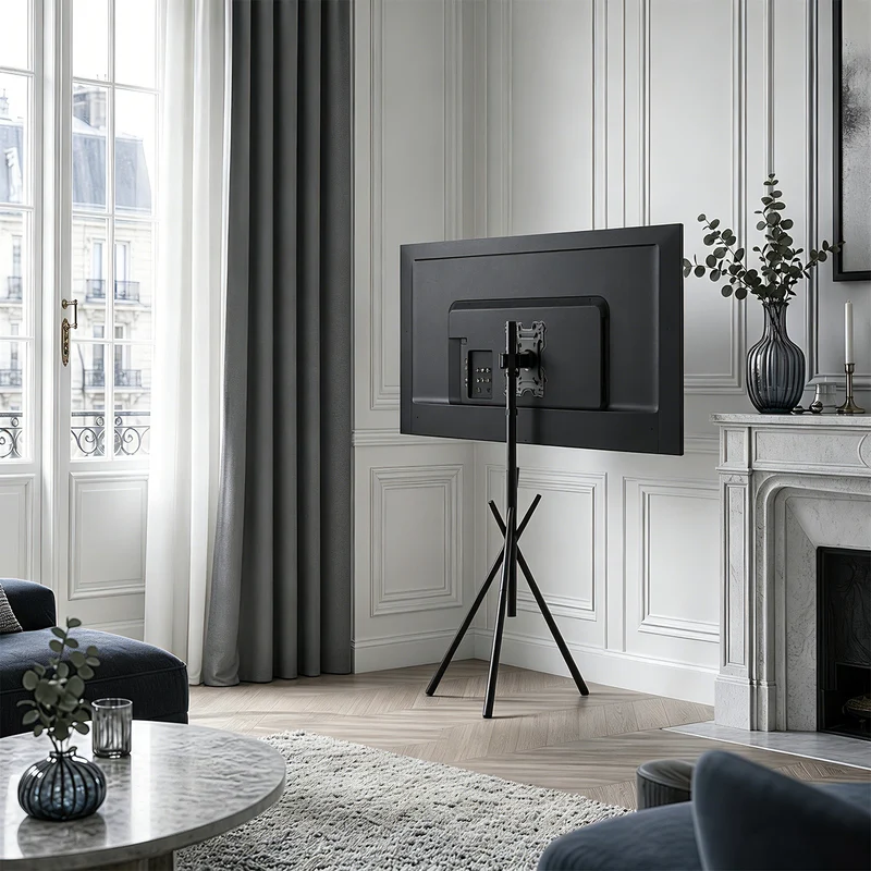 Maclean TV Floor Stand/Mount, 27–55", max. VESA 200x200, max. 60 kg, MC-181 B