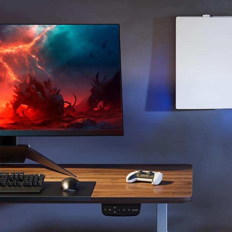 Stand wall mount white PS5 with pad holder, 10kg max,RS181 + Stand wall mount white for Playstation 5 console, 10kg max, NanoRS RS180