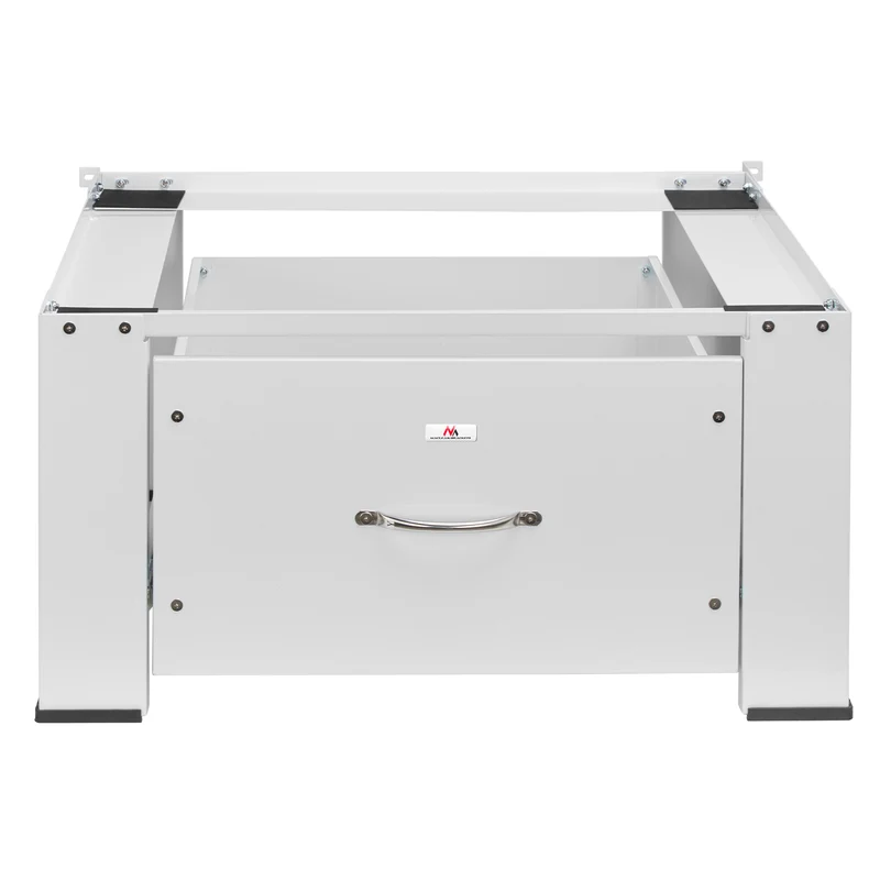 Maclean Washer/Dryer Base with Drawer, max. load 150 kg, white, MC-117 W