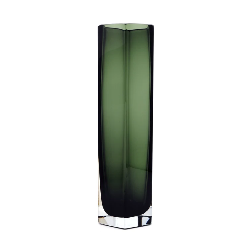 Murano Glass Vase HEXAGONAL XL by Alessandro Mandruzzato
