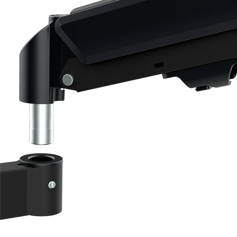 Maclean 2 monitor mount, gas spring, 17"-32", 2-10kg, black, MC-136