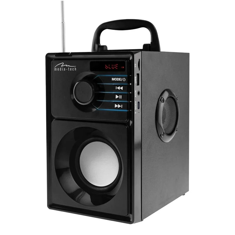 Media-Tech wireless speaker, Bluetooth 5.1, FM radio, AUX, RMS 15W, MT3179