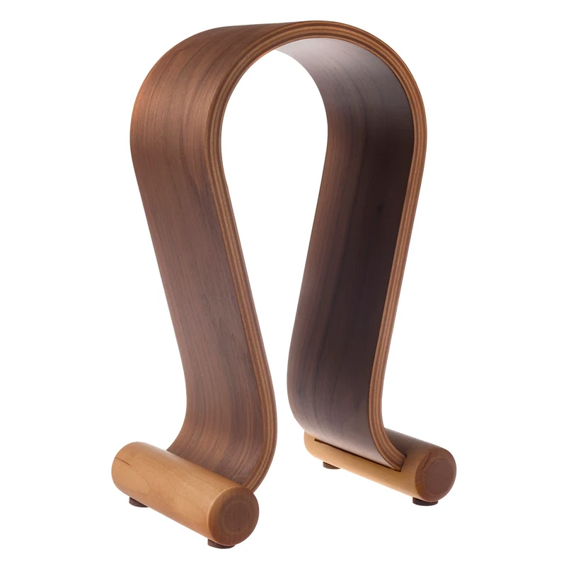 Maclean MC-815W Headphones Stand made of Wood, Colour: Nutbrown