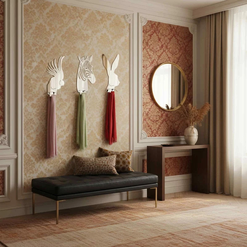 Wall-Mounted Clothes Hanger CACCIA GROSSA by Lettera G