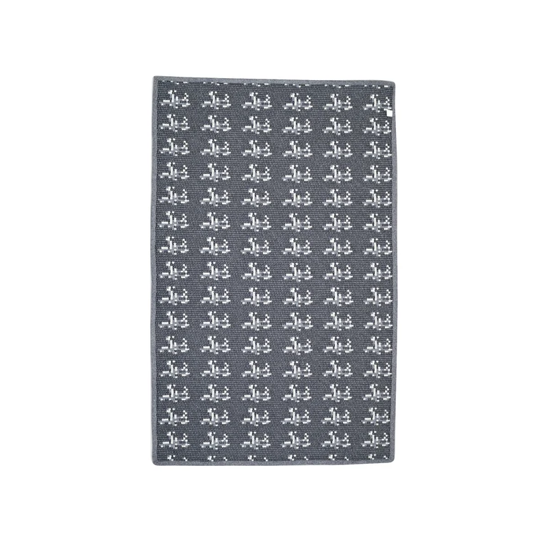 Wool Throw Blanket PUNTO PECORA Large by Studiocharlie for Lanificio Leo - Limited Edition