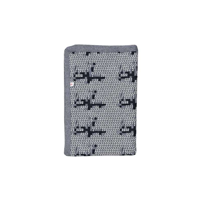 Wool Throw Blanket PUNTO PECORA Large by Studiocharlie for Lanificio Leo - Limited Edition