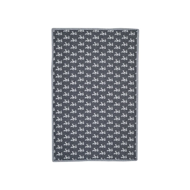 Wool Throw Blanket PUNTO PECORA Medium by Studiocharlie for Lanificio Leo - Limited Edition