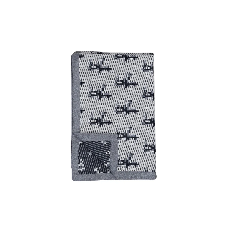 Wool Throw Blanket PUNTO PECORA Medium by Studiocharlie for Lanificio Leo - Limited Edition