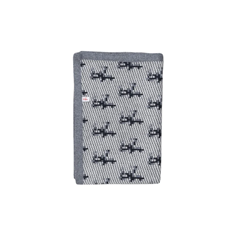 Wool Throw Blanket PUNTO PECORA Medium by Studiocharlie for Lanificio Leo - Limited Edition