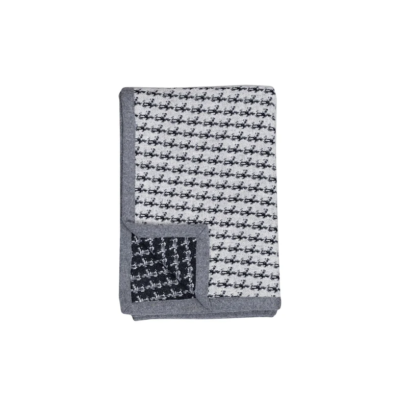 Wool Throw Blanket PUNTO PECORA Small by Studiocharlie for Lanificio Leo - Limited Edition