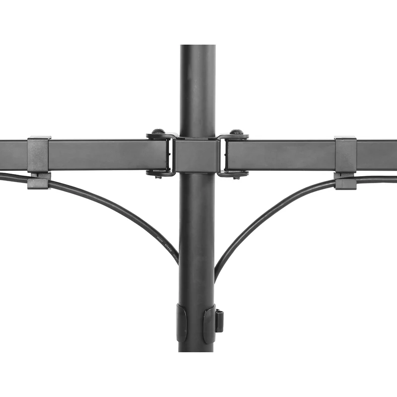 Maclean Brackets MC-884 Double Desk Bracket For 2 Monitors LCD Adjustable Gaming Office VESA 7'' - 32"