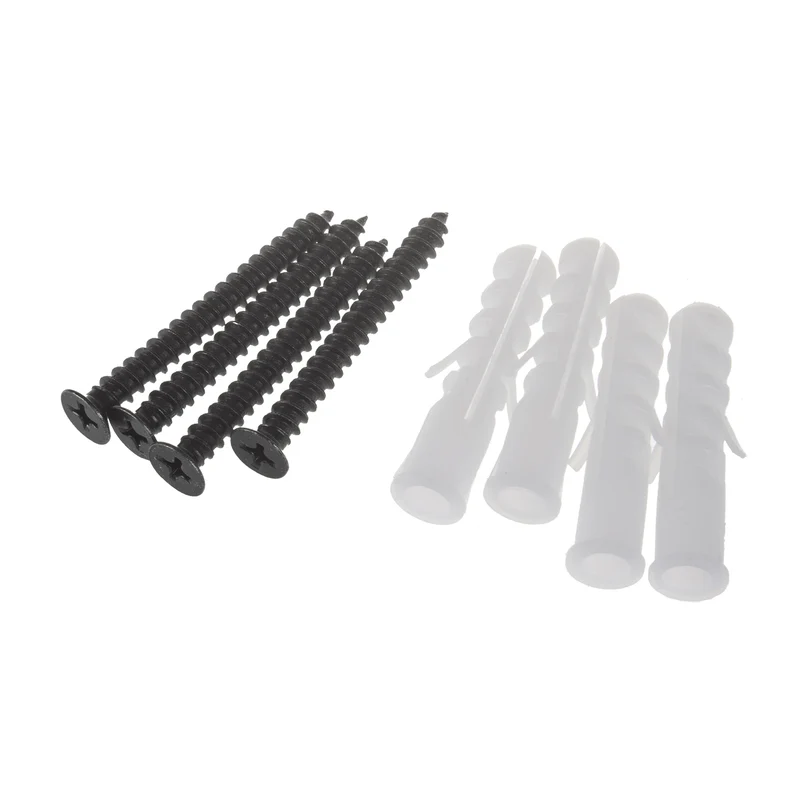 Maclean Set of 4 Wall Mounts for Tools, Wheels, Ladders, and Bicycles, Steel, Max. Load 70 kg, MC-436