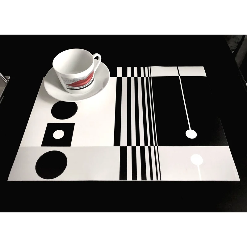 Vinyl Placemats PUNTO E LINEA by Valeria Eva Rossi