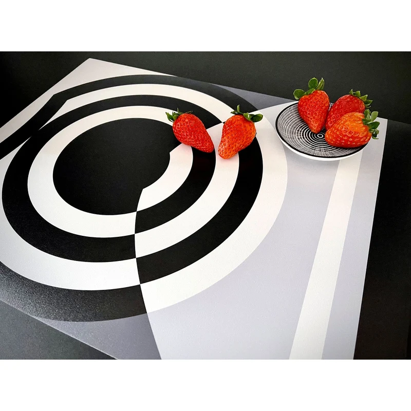 Vinyl Placemats CERCHI by Valeria Eva Rossi