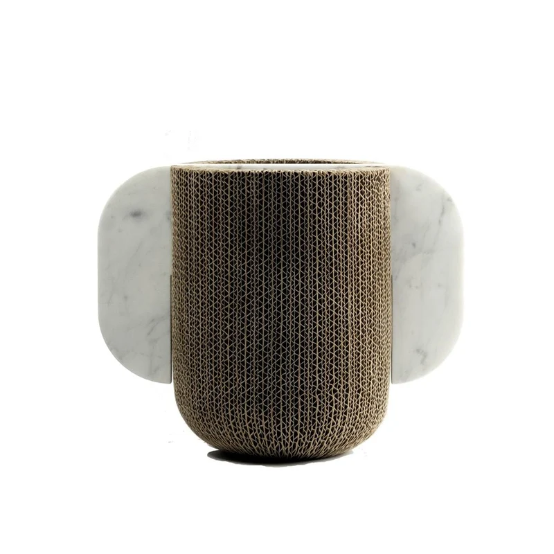 Cardboard & Marble Vase CONFINANTI Large