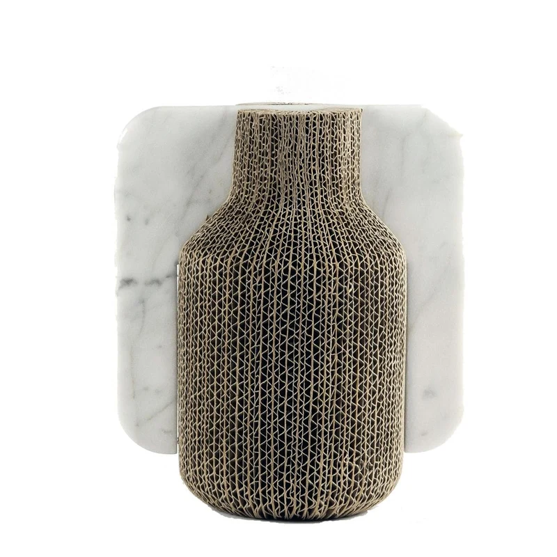 Cardboard & Marble Vase CONFINE Bottle