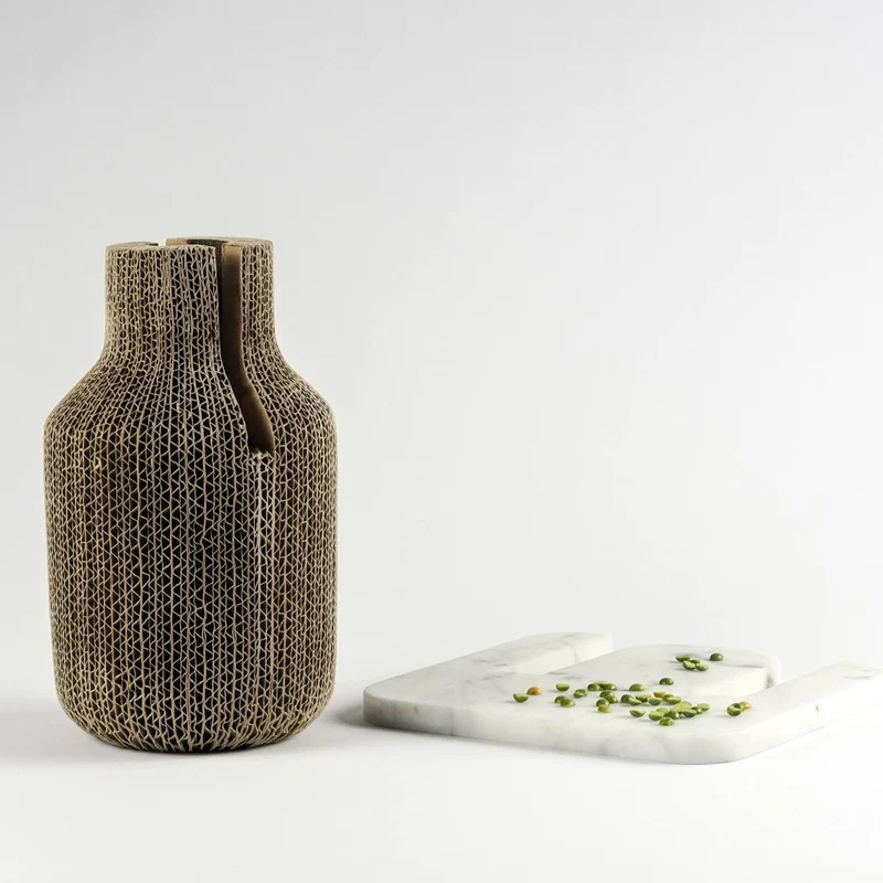 Cardboard & Marble Vase CONFINE Bottle