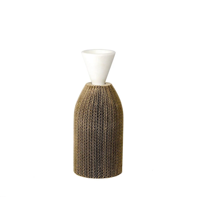 Cardboard & Marble Vase AVVOLTI Small